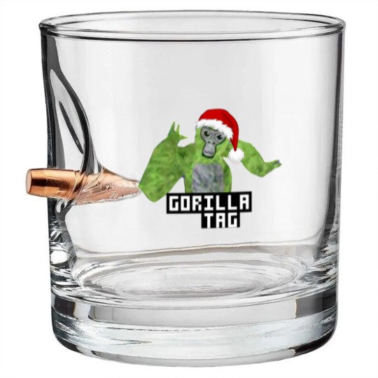Discover Gorilla Tag Green Santa Hat Gorilla  png Bullet Whiskey Glasses