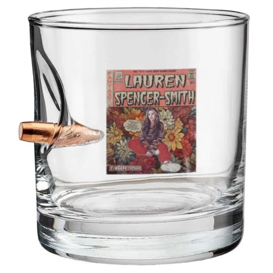 Discover Lauren Spencer-Smith Comic Bullet Whiskey Glasses, 90S Vintage Merch Art It'S Your Body Album