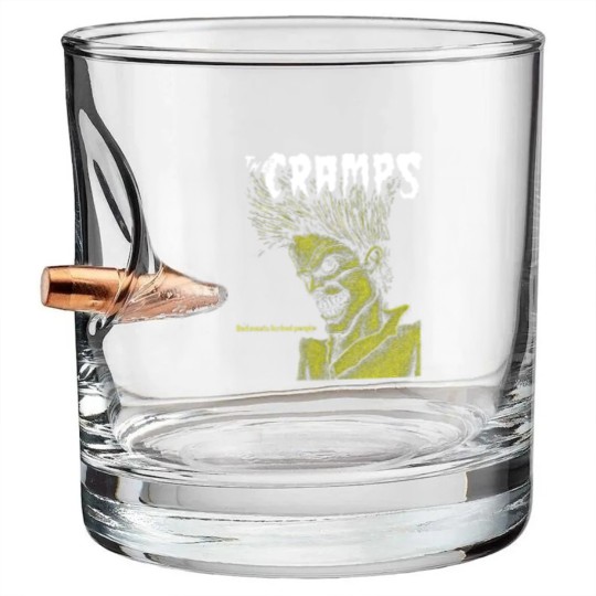 Discover The Cramps Unisex Bullet Whiskey Glasses: Bad Music