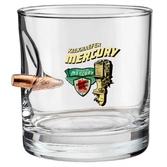 Discover Mercury vintage Outboard Motors - Mercury - Bullet Whiskey Glasses