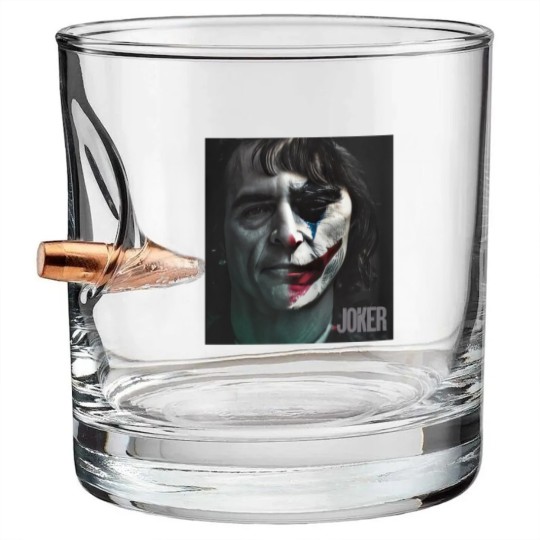 Discover The Joker Bullet Whiskey Glasses, Joker 2024 Bullet Whiskey Glasses