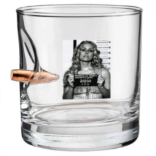Discover Sheri moon zombie baby firefly the devils rejects art print mugshot design Bullet Whiskey Glasses
