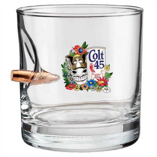 Discover Colt 45 Donkey Jeff Spicoli Fast Times at Ridgemont High Bullet Whiskey Glasses