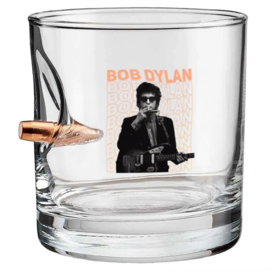 Discover Bob Dylan T-ShirtBob Dylan T-Shirt_by KianOlsen_ Bullet Whiskey Glasses