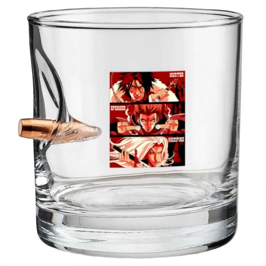 Discover The Hunter , The Speaker and The Vampire Bullet Whiskey Glasses