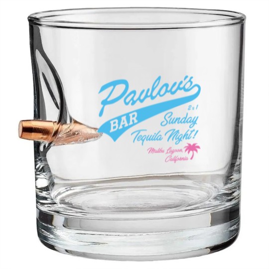 Discover Two and a Half Men - Pavlov's Bar - Two And A Half Men - Bullet Whiskey Glasses
