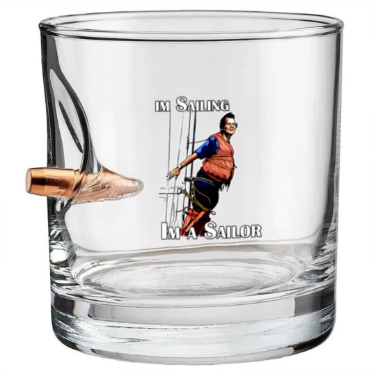 Discover Im Sailing Im A Sailor What About Bob bil mur 90s Comedy Movie Vintage Bullet Whiskey Glasses Gift Short Sleeve For Youth Men Women Full Size