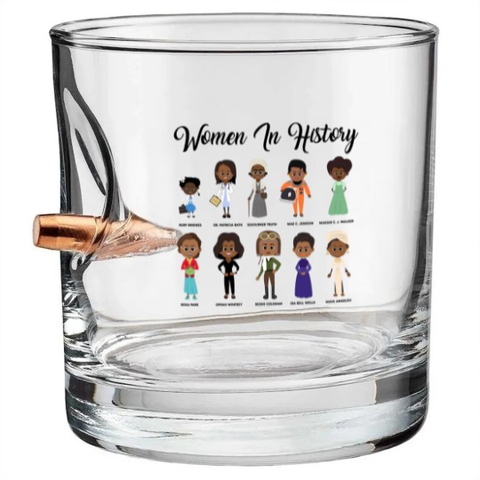 Discover Black Women In History Bullet Whiskey Glasses | Black History Month