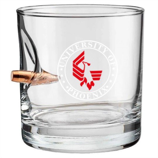 Discover University Phoenix Bullet Whiskey Glasses