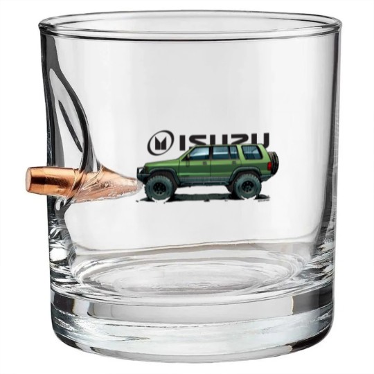 Discover 2nd Gen Isuzu Trooper - Green Bullet Whiskey Glasses
