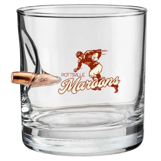 Discover Defunct Pottsville Maroons Football Team Bullet Whiskey Glasses Bullet Whiskey Glasses