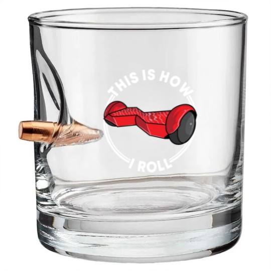 Discover Hoverboard Boys Gift, Hover Board Themed Bullet Whiskey Glasses