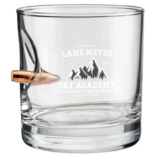 Discover Lane Meyer K-12 Vintage For Snowboarding Lover Bullet Whiskey Glasses