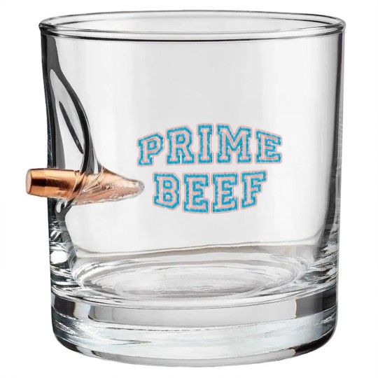 Discover PRIME BEEF Bullet Whiskey Glasses