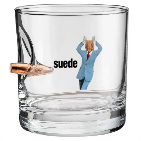 Discover 1993 Suede - Animal Nitrate Bullet Whiskey Glasses, Suede Band Bullet Whiskey Glasses
