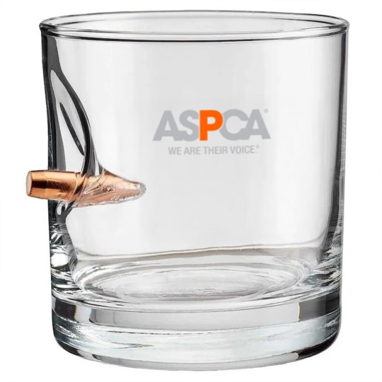Discover ASPCA Animal Backs Bullet Whiskey Glasses
