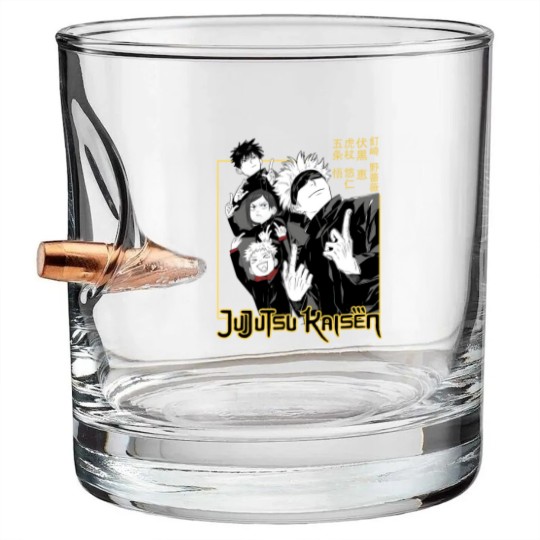 Discover Jujutsu Satoru dark - Jujutsu Satoru - Bullet Whiskey Glasses