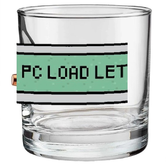 Discover PC Load Letter - Office Space - Bullet Whiskey Glasses