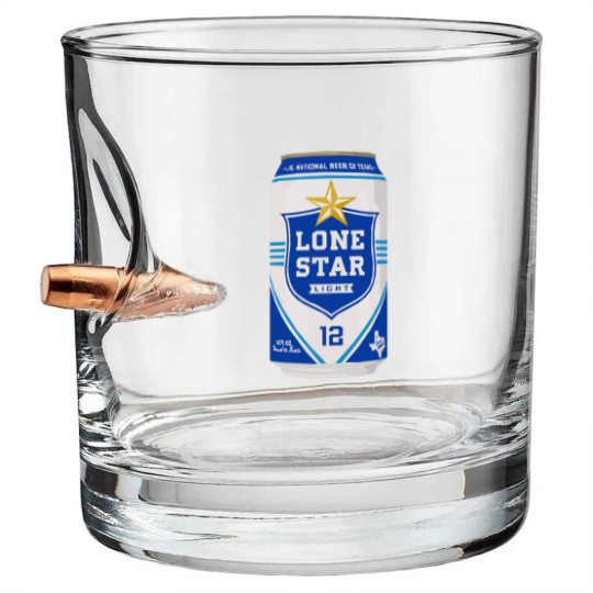 Discover Lone Star Light Can Bullet Whiskey Glasses