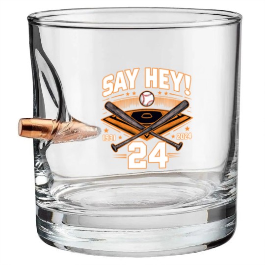 Discover Willie-Mays - Willie Mays - Bullet Whiskey Glasses