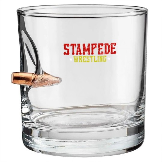 Discover STAMPEDE Wrestling Premium Bullet Whiskey Glasses