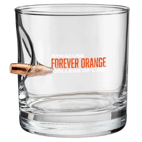 Discover syracuse university college of law Bullet Whiskey Glasses