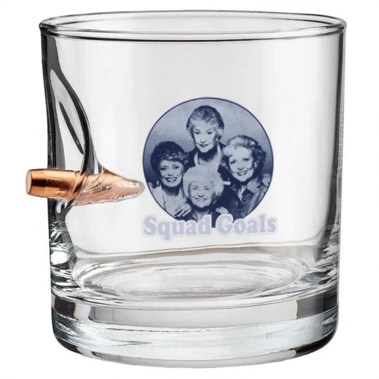 Discover Vintage Stay Golden Bullet Whiskey Glasses Squad Goals Photo