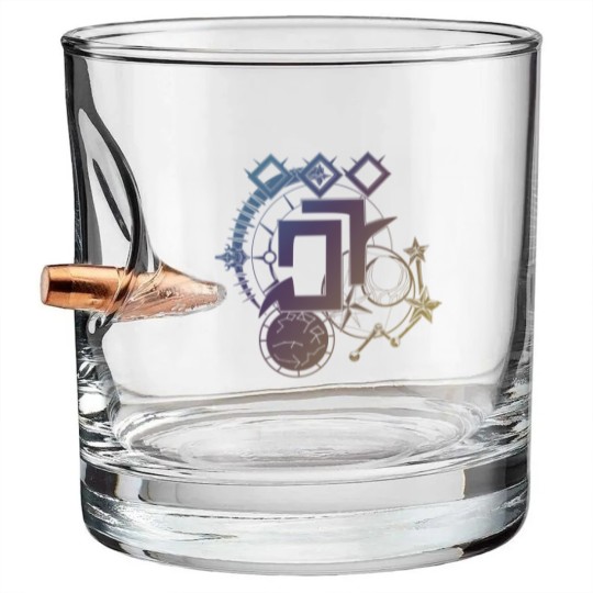 Discover FFXIV Astrologian Job Symbol [FF Style] Bullet Whiskey Glasses