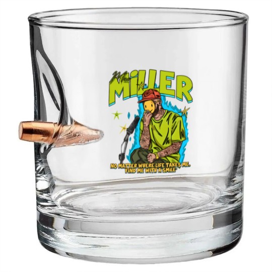 Discover macmiller Unisex Bullet Whiskey Glasses macmiller Merch, Swimming macmiller