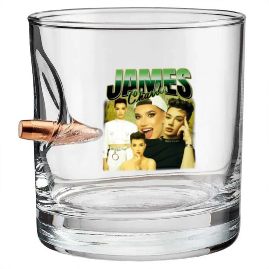 Discover Vintage 90s James Charles Bullet Whiskey Glasses, James Charles Bullet Whiskey Glasses,