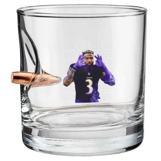Discover OBJ Ravens Bullet Whiskey Glasses Odell Beckham Jr Bullet Whiskey Glasses Ravens Bullet Whiskey Glasses