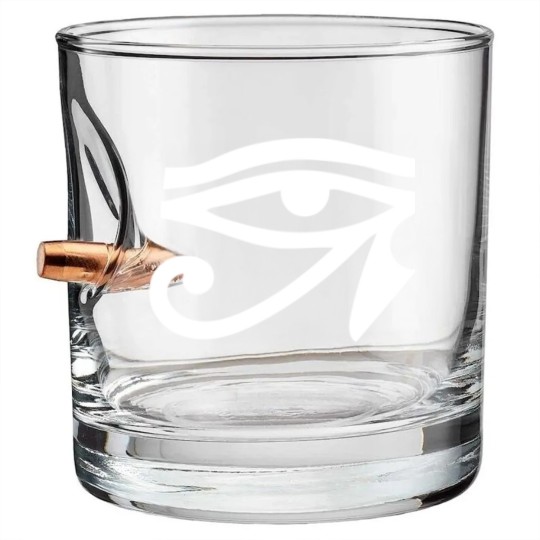 Discover Eye Ra Horus Black Bullet Whiskey Glasses