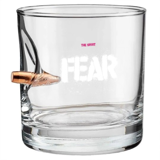 Discover Fear Unisex Bullet Whiskey Glasses: The Bullet Whiskey Glasses