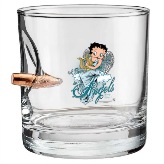 Discover Betty Boop I Believe in Angels Bullet Whiskey Glasses