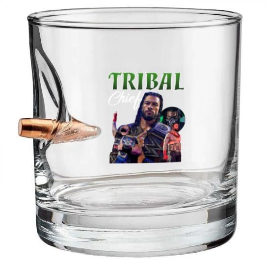 Discover Wrestling Entertainment Roman Reigns vintage Bullet Whiskey Glasses