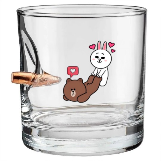 Discover Brown and Cony Love Bullet Whiskey Glasses