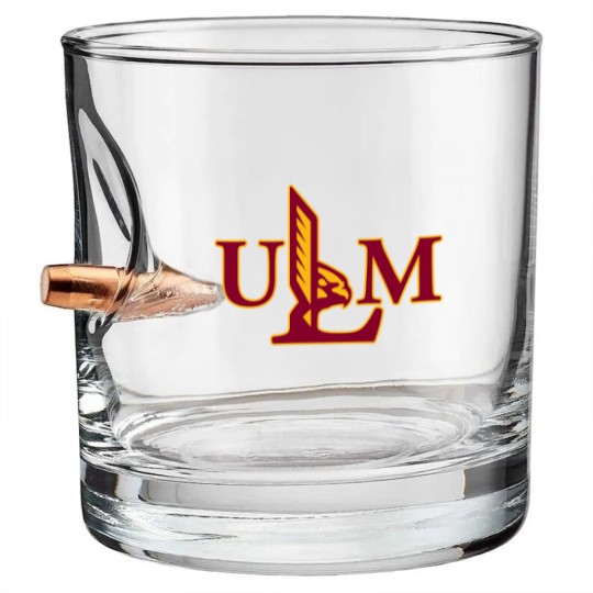 Discover University of Louisiana at Monroe (ULM) Warhawks Bullet Whiskey Glasses