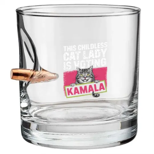 Discover Childless-Cat-Lady - Childless Cat Lady - Bullet Whiskey Glasses