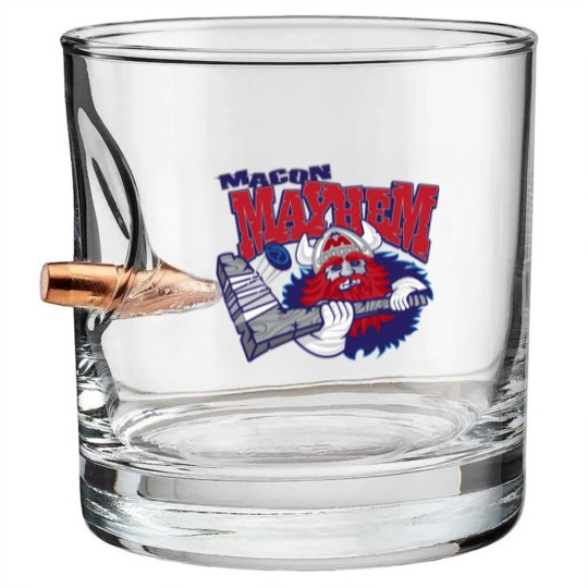 Discover Macon-Mayhem-Premium Bullet Whiskey Glasses
