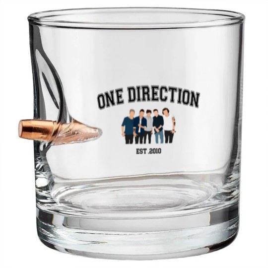 Discover Vintage One Direction Since 2010 Bullet Whiskey Glasses, One Direction Bullet Whiskey Glasses, One Direction Merch