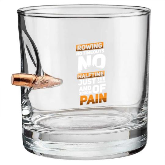 Discover Rowing Crew Boat Gift I Rower Row Team Bullet Whiskey Glasses