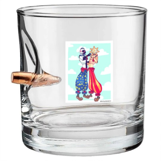 Discover Sun and Moon fnaf Long Bullet Whiskey Glasses