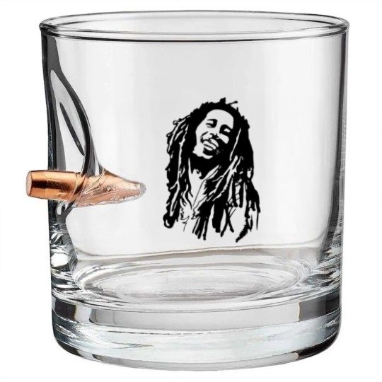 Discover Bob Marley Bullet Whiskey Glasses