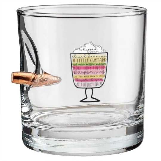 Discover Friends Thanksgiving Rachels Trifle Friends Funny Bullet Whiskey Glasses