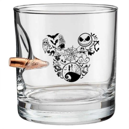 Discover Nightmare Before Christmas Bullet Whiskey Glasses
