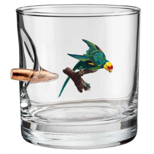 Discover Carolina parakeet Bullet Whiskey Glasses