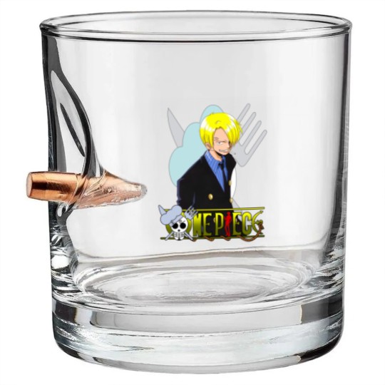 Discover one pieces SANJI complete design Bullet Whiskey Glasses