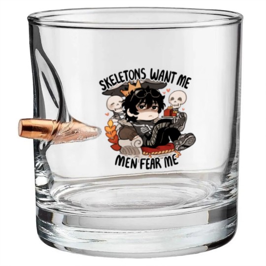 Discover Percy Jackson - Nico Di Angelo Skeleton sticker Bullet Whiskey Glasses