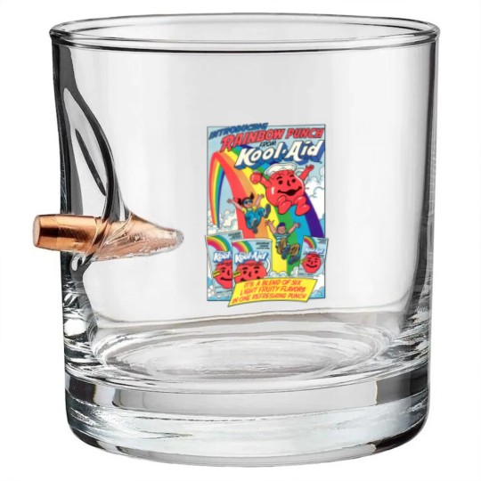 Discover Kool Aid '84 Bullet Whiskey Glasses, Vintage Style Bullet Whiskey Glasses