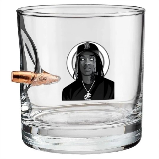 Discover Dayvon Daquan Bennett - King Von Bullet Whiskey Glasses